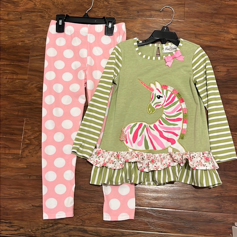 Girls size 5 rare editions outfit